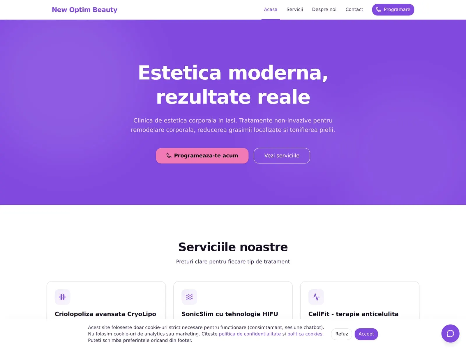 Pagina principală newoptimbeauty.ro